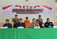 Polres Sarmi Gelar Press Release Terkait Penangkapan DPO Kasus Kekerasan Seksual